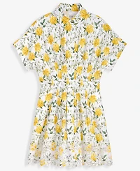 On 34th Women's Cutwork-Hem Mini Shirtdress, Macy's Exclusive