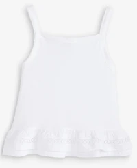 On 34th Women's Cotton Layered Ruffled-Hem Woven Mix Tank Top, Macy's Exclusive