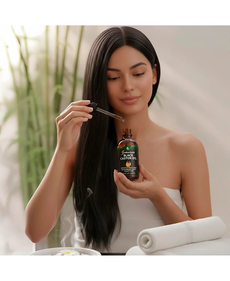 Pursonic Jamaican Castor Oil – 100% Pure, Cold-Pressed Nourishment for Hair & Skin