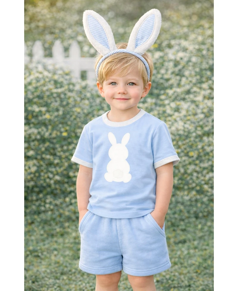 Bits & Bows Little Boys Little/Big Cottontail Bunny T-Shirt