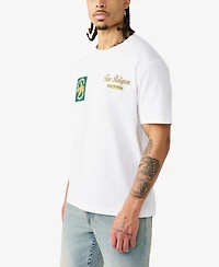 True Religion Men's Short-Sleeve Orchard Stamps T-Shirt