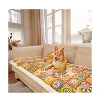FunnyFuzzy Garden Chic Cotton Sofa Seat Pad