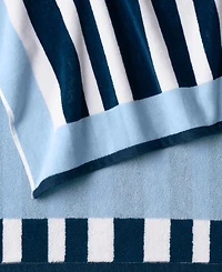 The Beach House Frame Stripe Cotton Towel, 40" x 70"