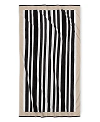 The Beach House Frame Stripe Cotton Towel, 40" x 70"