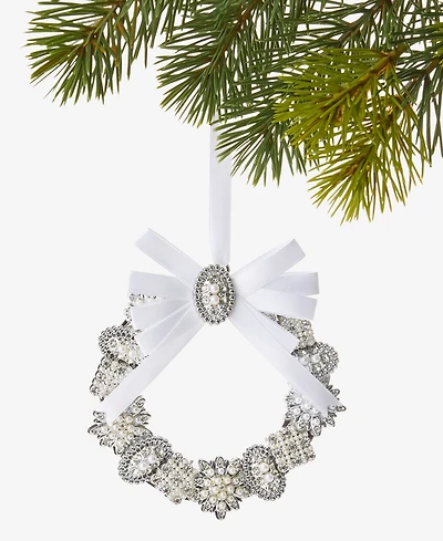 Holiday Lane Jeweled Classics Wreath Ornament, Macy's Exclusive