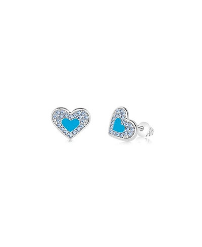 Chanteur Girls Heart Hypoallergenic Earrings with Surgical Titanium Screwbacks
