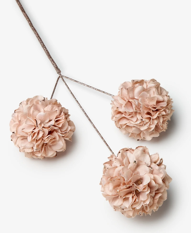 Holiday Lane Enchanted Forest With Tri-Flower Pick, Macy's Exclusive