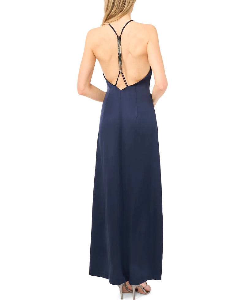 Parker Women's High-Neck Open-Back Maxi Dress