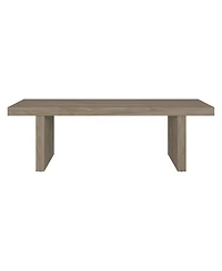 Hudson & Canal Soren 48" Wide Rectangular Fluted Coffee Table