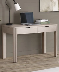 Hudson & Canal Lonsdale 48'' Wide Rectangular Fluted Desk