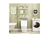 Slickblue 3-Tier Over the Toilet Storage Rack with Towel Holder