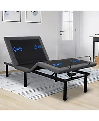 gaomon Twin Xl Adjustable Bed Frame, Ergonomic Electric Bed Base with Wireless Remote and 2 Usb Ports, Head and Foot Incline, Nightlight
