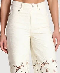 Pant Embroidered Cutout