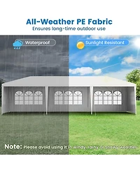 10'x30'Heavy duty Gazebo Canopy Outdoor Party Wedding Tent