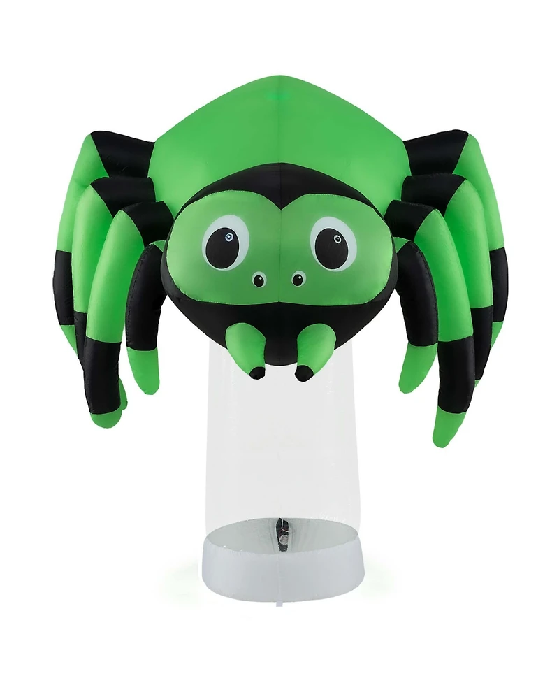6 ft Halloween Inflatable Spider Pre-Lit Floating Decoration w/