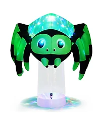6 ft Halloween Inflatable Spider Pre-Lit Floating Decoration w/