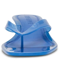 Steve Madden Women's Tracie-j Kitten-Heel Jelly Thong Sandals