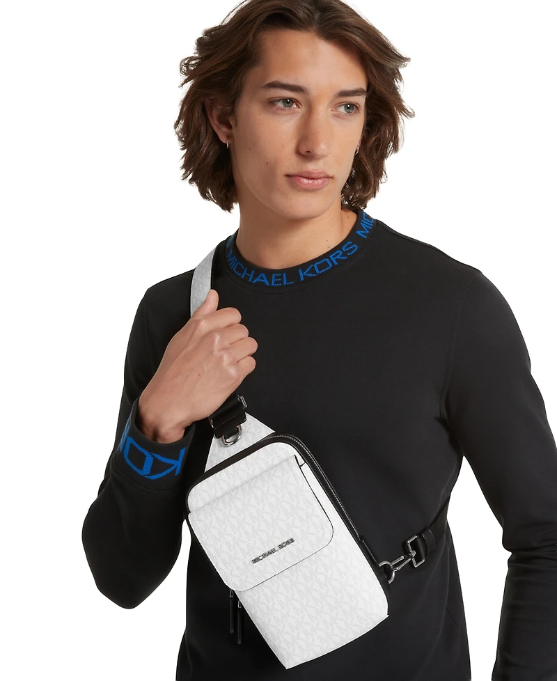 Michael Kors Men's Signature Logo Sling Bag