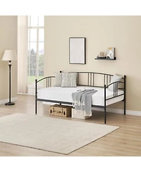 gaomon Daybed, Metal Sofa Bed Frame with Steel Slat Support for Living Room, Bedroom and Guest Room.