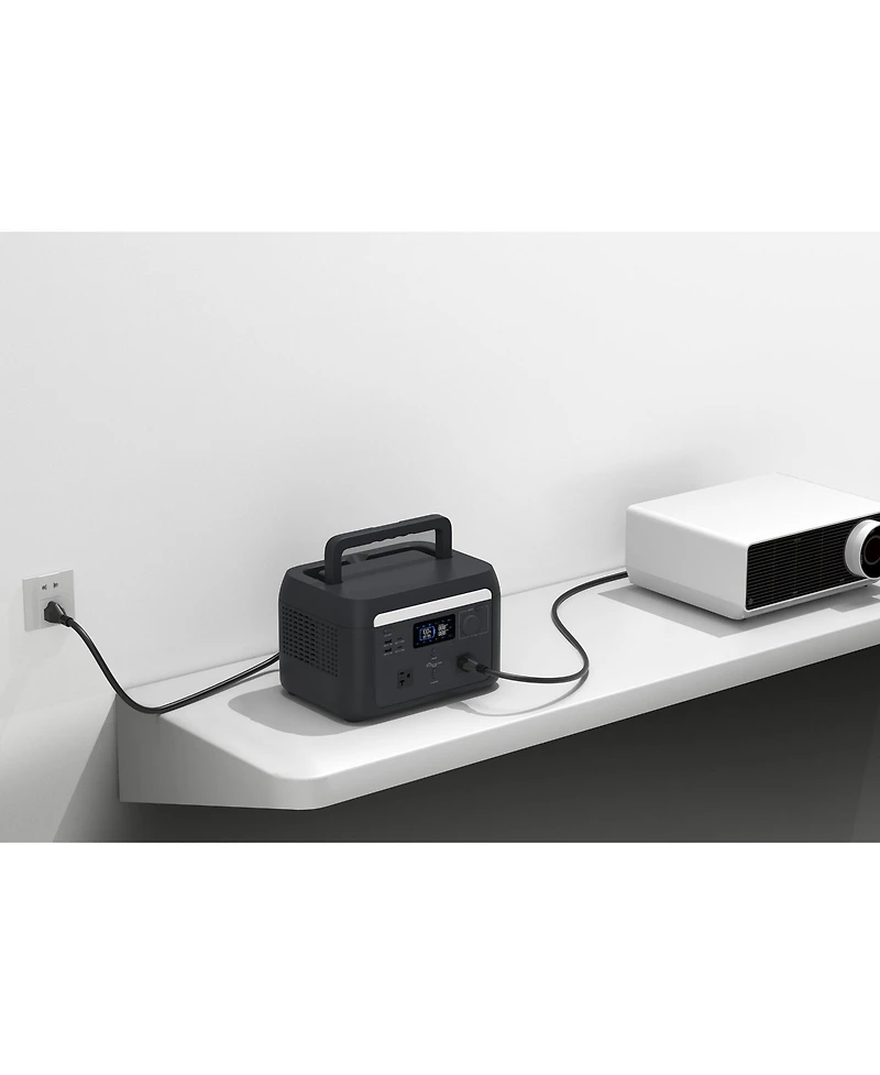 Mondawe 614Wh-1000W Portable Power Station with Bidirectional Fast Ac Charging