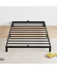 gaomon 6 Inch Twin Metal Platform Bed Frame Low-Profile No Box Spring 700 Lbs Load Capacity Easy Assembly Noiseless