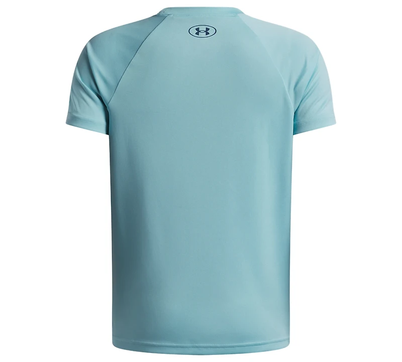 Under Armour Boys 7-20 Tech Hybrid Print Logo Graphic Short-Sleeve T-Shirt