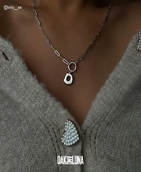 Oak & Luna Bubble Up Initial Necklace - Sterling Silver