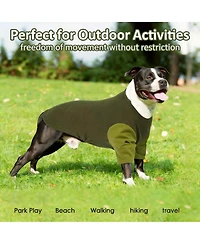Aronkl 2 Pack Breathable Cotton Spandex Dog T-shirts for Year-Round Comfort