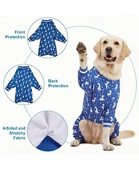 Aronkl Large Dog Comfortable Pajamas for Recovery and Sleep