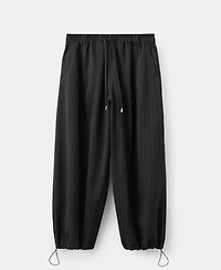 Mango Women's Pinstripe Balloon Trousers