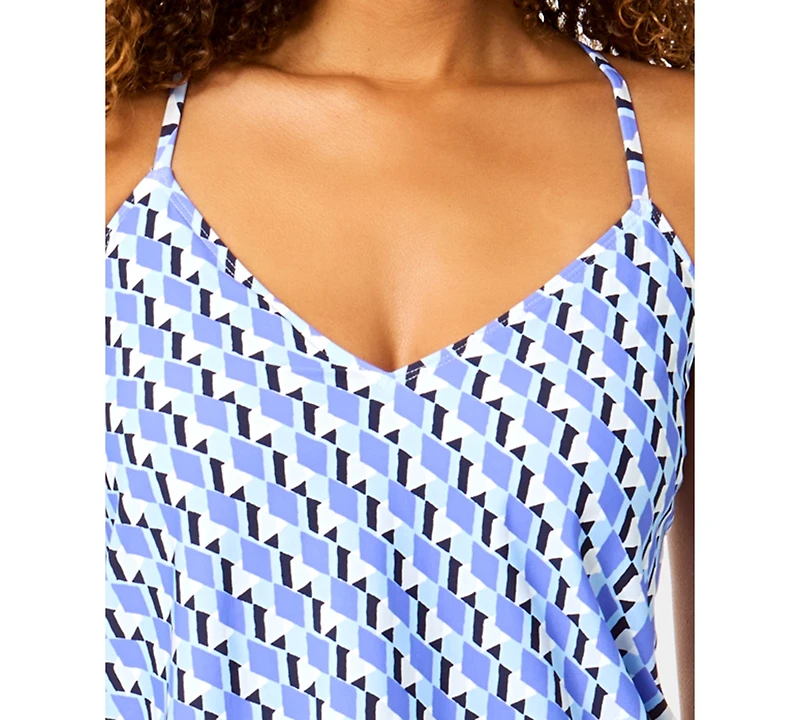 Anne Cole Women's Easy Tri V-Neck Tankini Top