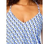 Anne Cole Women's Easy Tri V-Neck Tankini Top