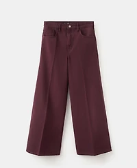Mango Women's High-Waisted Wide Leg Jeans