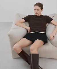 Mango Women's Wrapped Skort