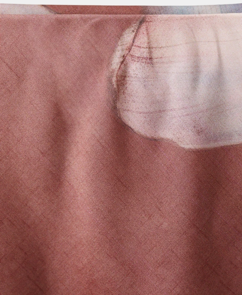 Mango Women's Floral-Print Long Skirt