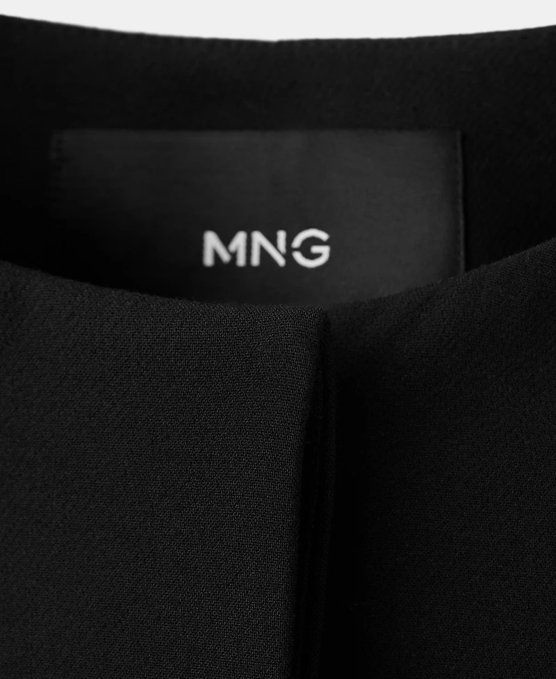 Mango Women's Crop Suit Blazer