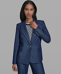 Karl Lagerfeld Paris Women's One-Button Jacket