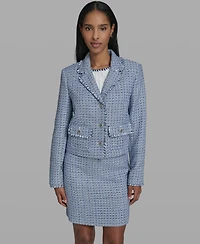 Karl Lagerfeld Paris Women's 3-Button Jacket