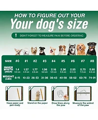 Aokown Large Dog Boots - Anti-slip, Durable, Comfortable, Stylish