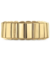 Calvin Klein Women's Modern Repetition Gold Tone Stainless Steel Ring