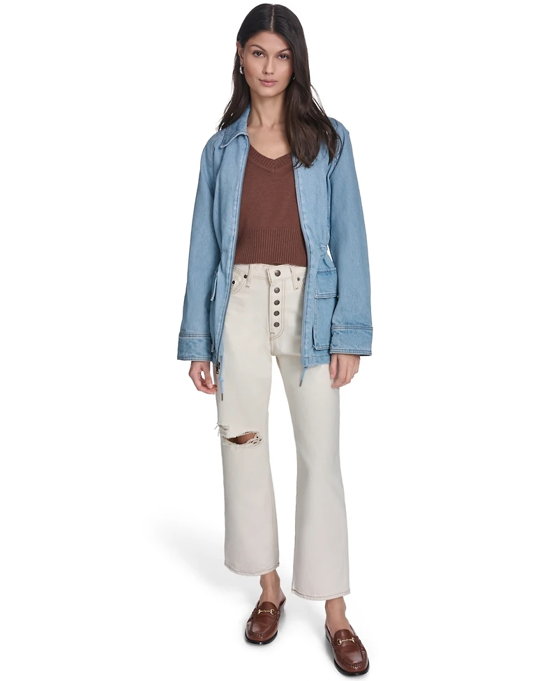 Levi's Women's Cinch Waist Cotton Barn Jacket