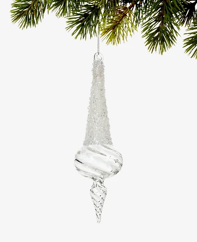 Holiday Lane Iced Delight Icicle Ornament, Macy's Exclusive