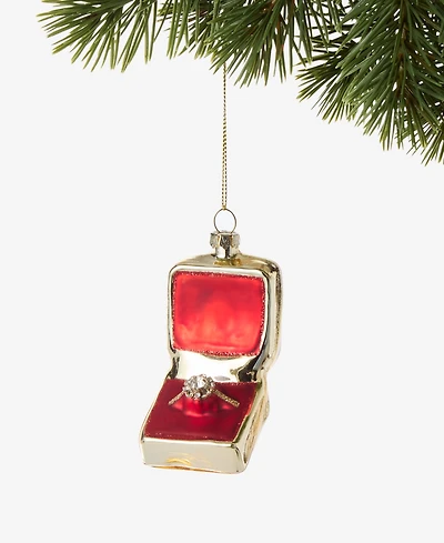 Holiday Lane Our First Wedding Ring And Box Ornament, Macy's Exclusive