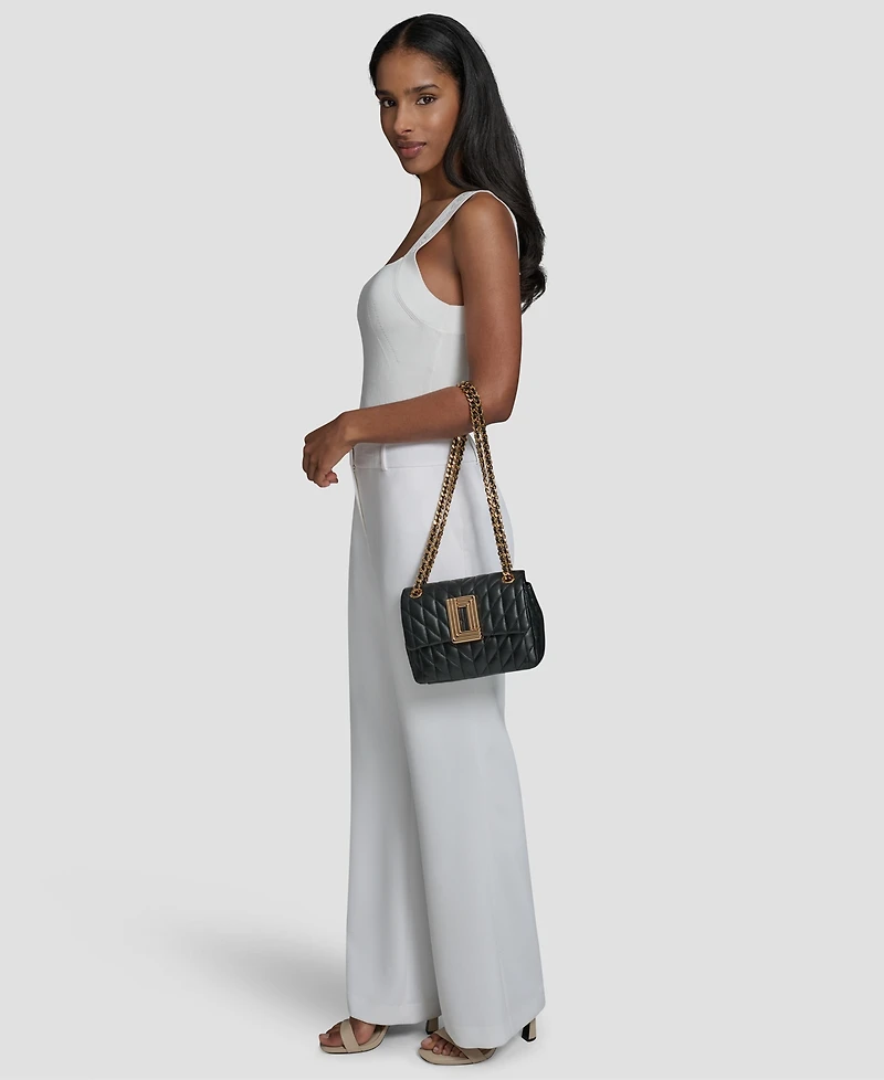 Karl Lagerfeld Paris Lafayette Small Magnetic Crossbody Bag