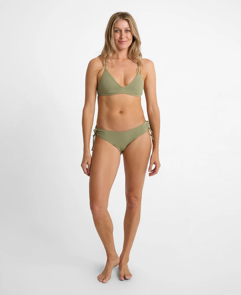 Roxy Women's Haleiwa Hipster Full-Coverage Swim Bottoms