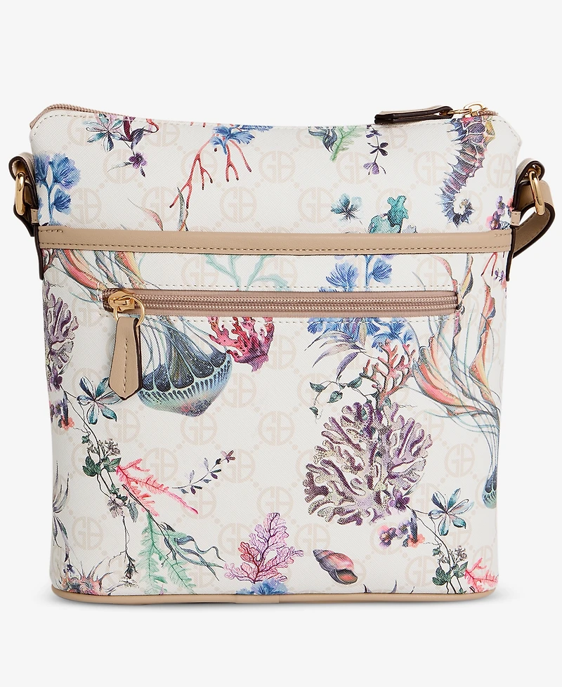 Giani Bernini Sea Print Crossbody Bag, Macy's Exclusive - Under The Sea