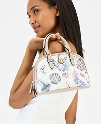Giani Bernini Sea Print Mini Dome Satchel, Macy's Exclusive - Under The Sea