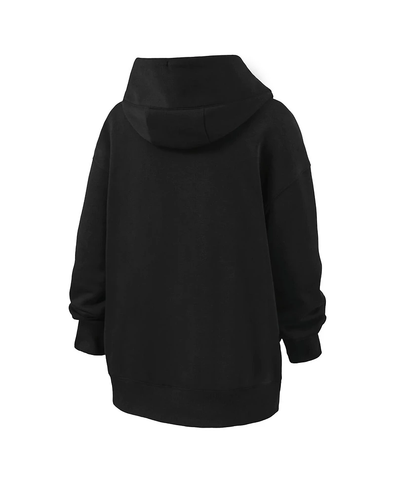 Nike Women's Black Team Usa Oversized Phoenix Fleece Hoodie