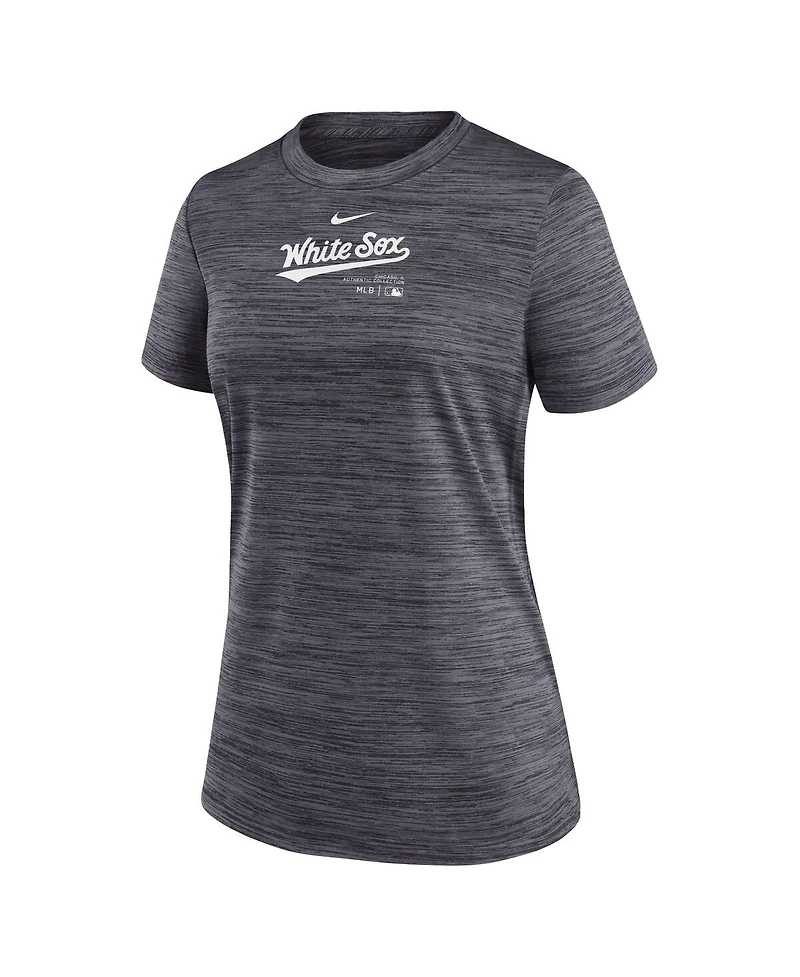 Nike Women's Black Chicago White Sox Authentic Collection Velocity Performance T-Shirt
