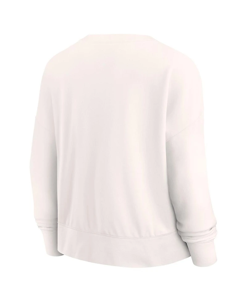 Fanatics Women's Cream Phoenix Suns Close the Game Pullover Sweatshirt